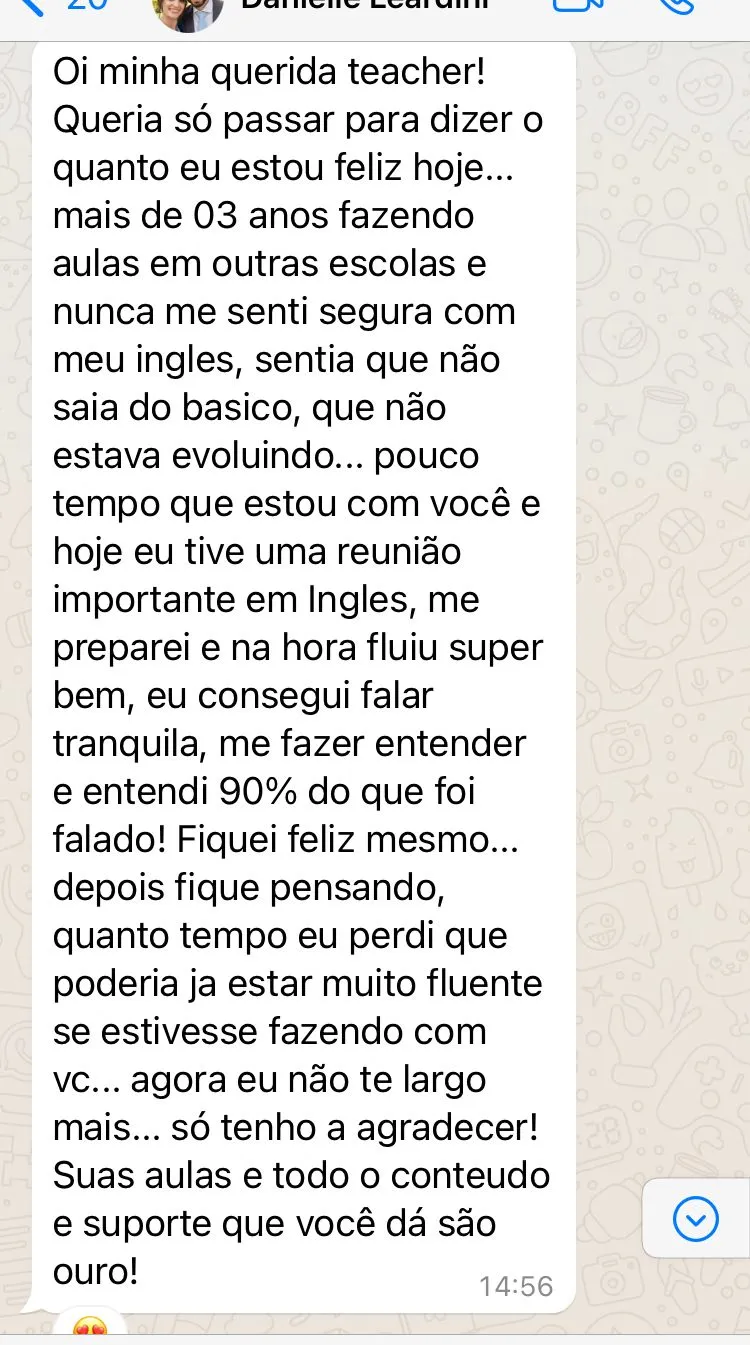 Depoimento Dani Leardini